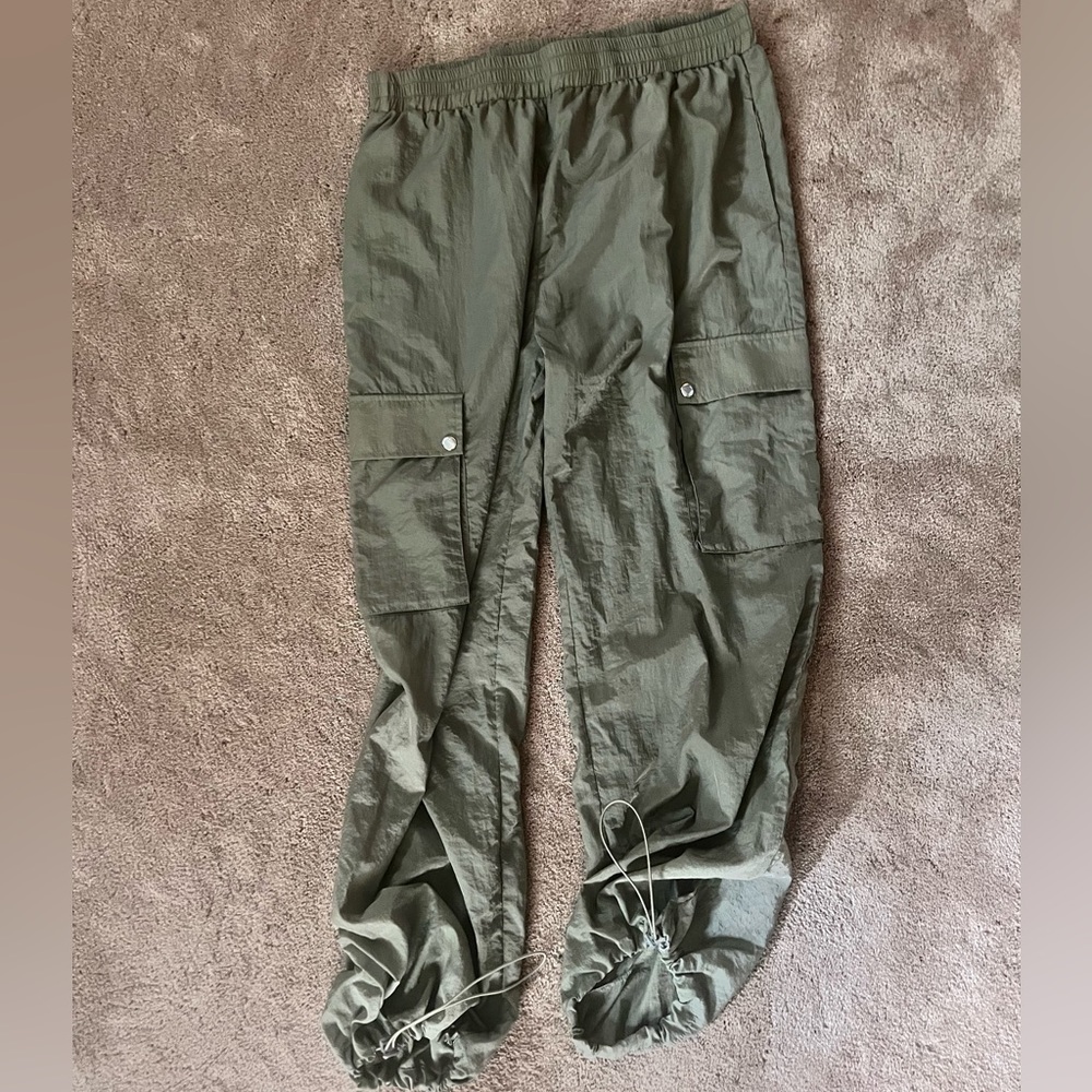 Let's Rewind Cargo Nylon Pants